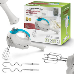 Bbb Blender Mikser Ręczny 2w1 Moc Turbo 4 Końcówki