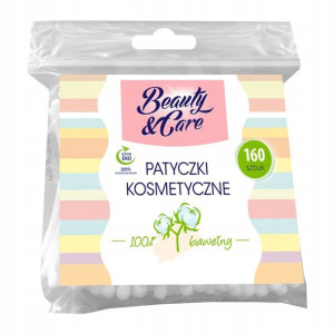 Patyczki kosmetyczne 160 szt. Beauty and Care patyczki higieniczne 160 szt.