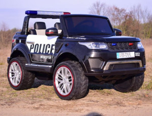 !HIT! WIELKI JEEP Auto na akumulator POLICJA+4x4+Podwójne akumulatory 40KG!