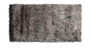 Dywan jak futro gęsty shaggy Alaska TX 90x160 czarny