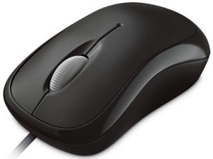 Mysz Microsoft  P58-00057 (optyczna  1000 DPI  kolor czarny)