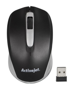 Mysz Activejet AMY-313 bezprzewodowa USB (optyczna  1200 DPI  kolor czarny)