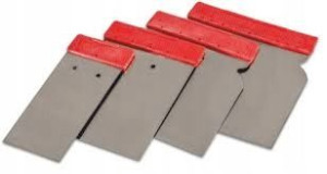 Komplet Szpachli Lakierniczych Japonki Metal 4szt