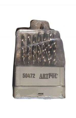 Komplet Wierteł Wiertło Do Metalu 1,5-6,5 Mm Białe