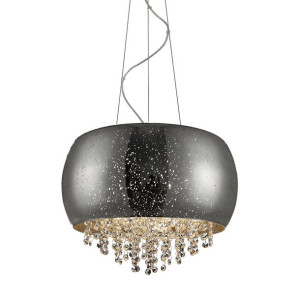 Zuma Line P0076-05k-f4gr Vista Lampa Wisząca Chrom