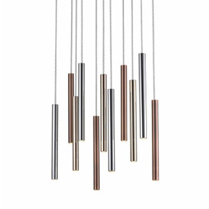 Zuma Line P0461-11a-b5sc Loya Lampa Wisząca Chrome+gold+copper