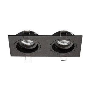 Zuma Line 20068-bk Chuck Dl 2 Square Spot Czarny/black