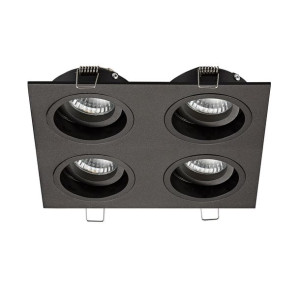 Zuma Line 20069-bk Chuck Dl 4 Square Spot Czarny/black