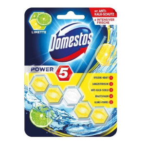 DOMESTOS Zawieszka WC 55g Power5 Lime