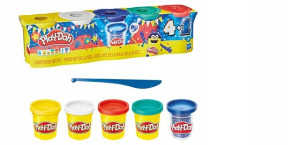 Play-Doh tuby uzupełniające 4+1 kolor szafirowy