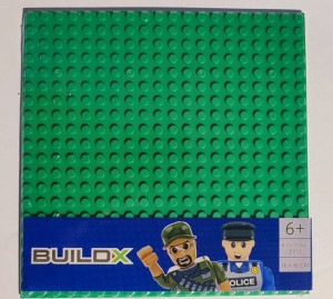 BUILDX płytka konstrukcyjna do lego zielona 16X16