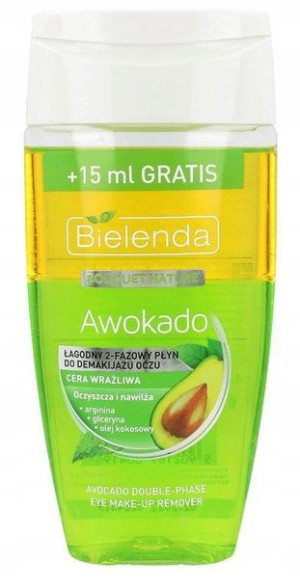 Bielenda Awokado Płyn 2-fazowy do demakijażu oczu