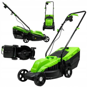 Kosiarka Elektryczna Do Trawy 2200w 32cm Kosz 30l