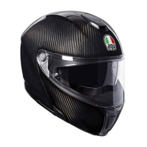 Kask AGV SPORTMODULAR CARBON GLOSS czarny GRATISY
