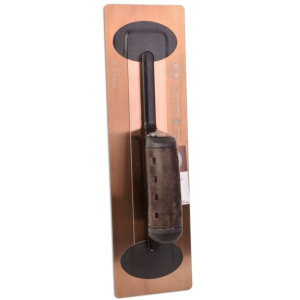 Paca Nierdzewna, Ze Stali Hartowanej Rączka Skórzana 100x356mm