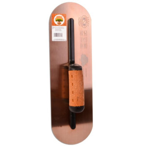 Paca Posadzkarska Ze Stali Nierdzewnej Zaokrąglonej, Rączka Korek 356mm