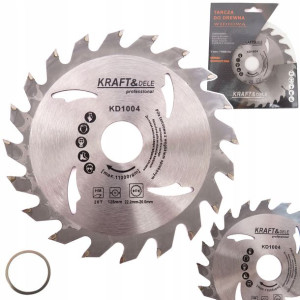 TARCZA WIDIOWA DO DREWNA widia 125 mm x 22,2x 20T