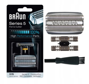 Braun 51s Folia + Blok Ostrzy Series 5 51s/8000
