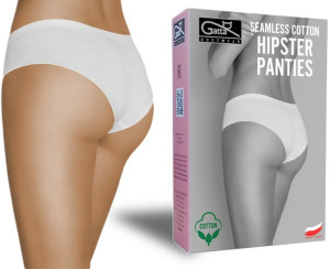 Gatta figi, majtki Hipster Panties bawełna biały M