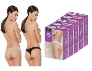 GATTA NINI, Bezszwowe, Mini Stringi, 5-pak, S