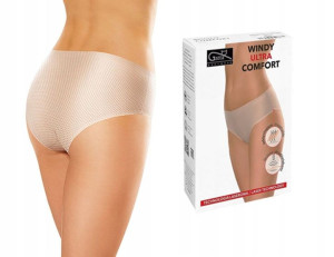 GATTA Figi WINDY COMFORT, bezszwowe BEŻOWE, L