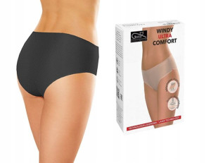 GATTA Figi WINDY COMFORT, bezszwowe, CZARNE, M