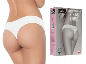 Gatta stringi, majtki String Thong bawełna biały M