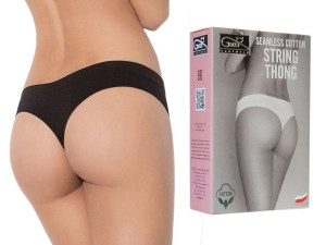 Gatta stringi, majtki String Thong bawełna black L