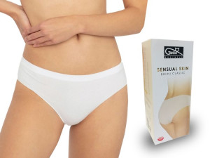Bezszwowe majtki Gatta Bikini Sensual, białe, M