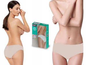Figi Gatta Kiki Mini Bikini bezszwowe, natural, XL