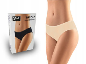 Gatta majtki, figi Nicole Vogue Comfort, beżowy, M