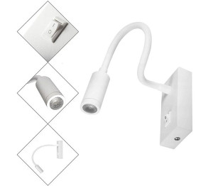 Lampa Biurkowa Kinkiet Nocna Do Sypialni Ścienna