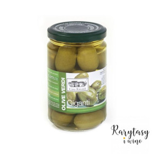 Włoskie Zielone Oliwki Typu Giganti "Olive Verdi Giganti" 310g Casa Rinaldi