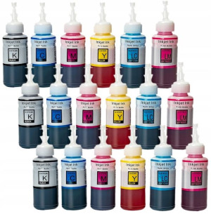 18x Tusz Do Epson L800 L805 L810 L1800 L850