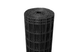 Siatka zgrzewana 100 mm x 75 mm / 0,60 m - rolka 10 m czarna
