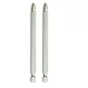 Dedra Końcówki Wkrętakowe Ph2 100mm 2 Szt/opak 18a06ph22-02