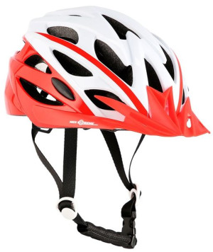 Kask rowerowy na rolki/deskorolkę Nils Extreme MTW210 biało-czerwony rozmia