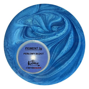 Pigment perłowy do żywic 3 g błękitny