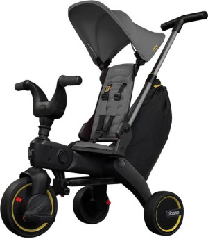 Doona Liki Trike S3 5w1 - składany rowerek trójkołowy | Grey
