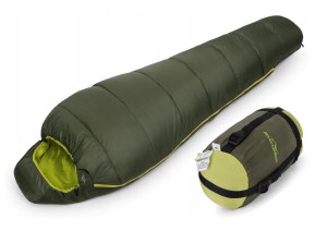 Śpiwór mumia Adventuridge zielony lewy 806487