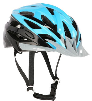 Kask rowerowy na rolki/deskorolkę Nils Extreme MTW210 niebiesko-czarny rozm