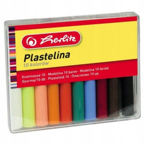 Plastelina HERLITZ 10 kolorów