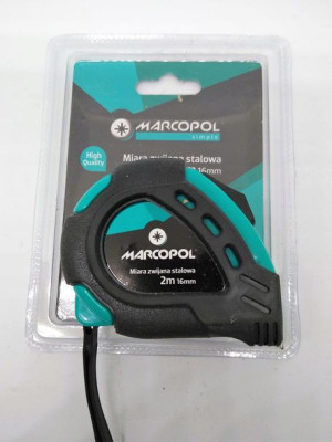 MIARA taśmowa ZWIJANA METR 2m x 16mm Magnetic Pro