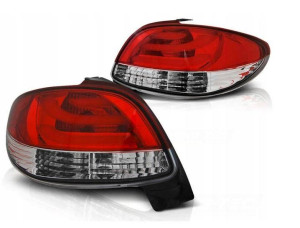 Lampy Diodowe Peugeot 206 98- Red White Led Bar