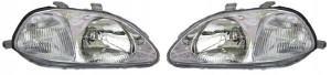 Honda Civic 95-98 3d Reflektor Lampa Przód Komplet