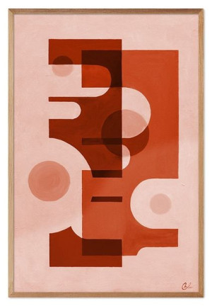 Obraz olejny ręcznie malowany 63x93cm Abstrakcja