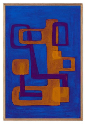 Obraz olejny ręcznie malowany 63x93cm Abstrakcja