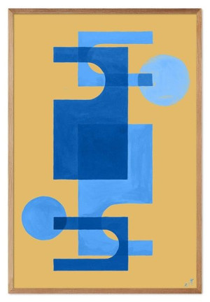 Obraz olejny ręcznie malowany 63x93cm Abstrakcja