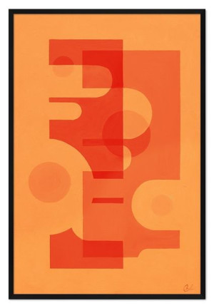 Obraz olejny ręcznie malowany 63x93cm Abstrakcja