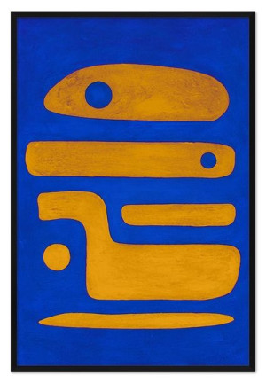 Obraz olejny ręcznie malowany 63x93cm Abstrakcja